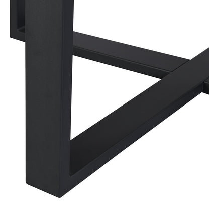 BERN Extending Round Dining Table with Metal Legs, Oak