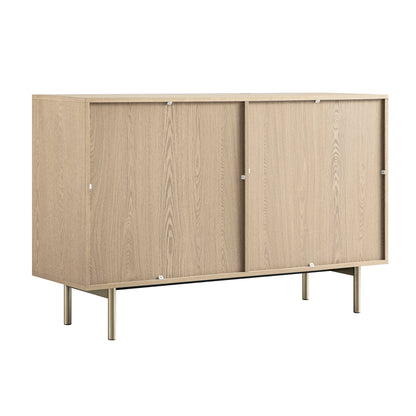 Richmond Ridged Wide Chest of 6 Drawers, Light Ash