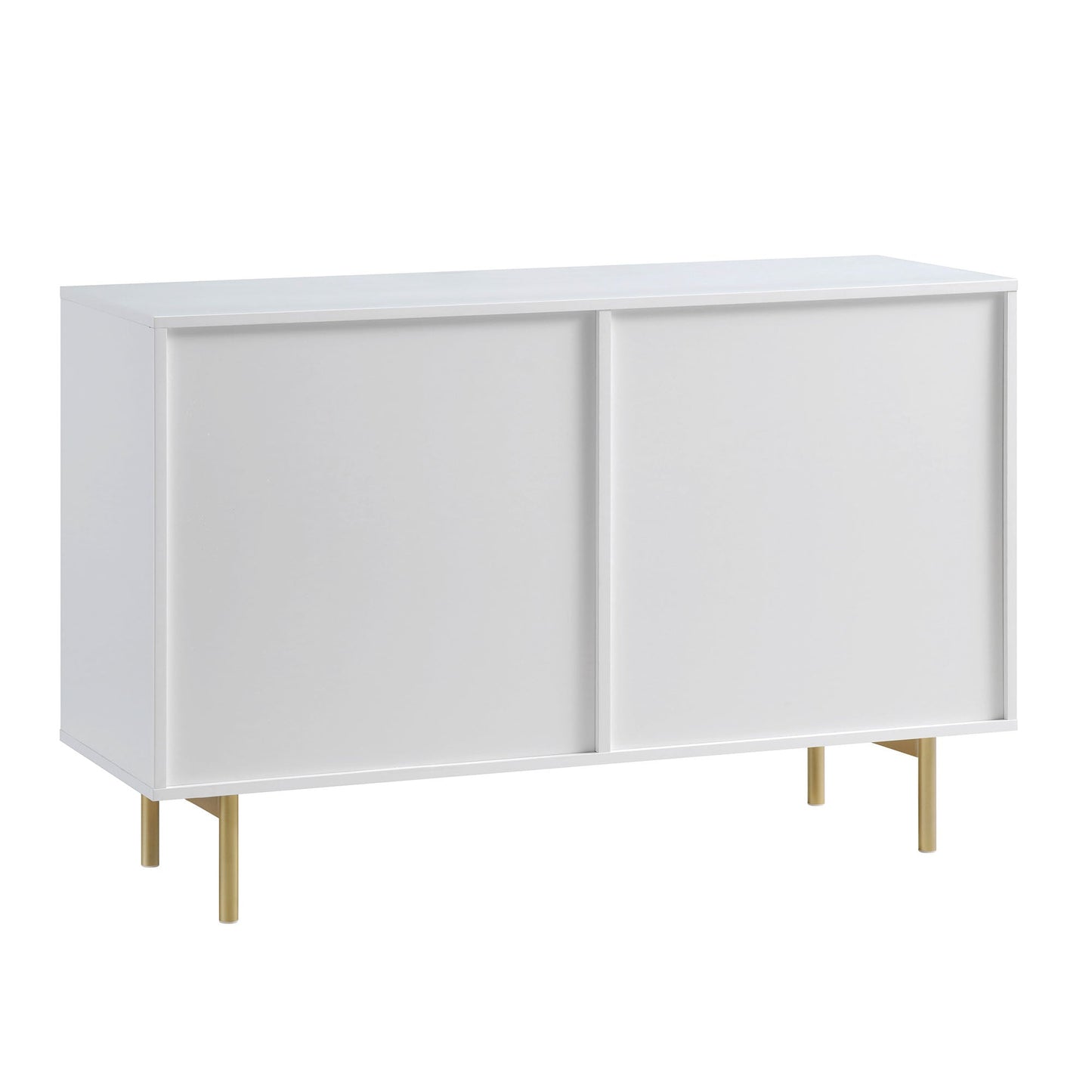 Richmond Ridged Wide Chest of 6 Drawers, Matte White