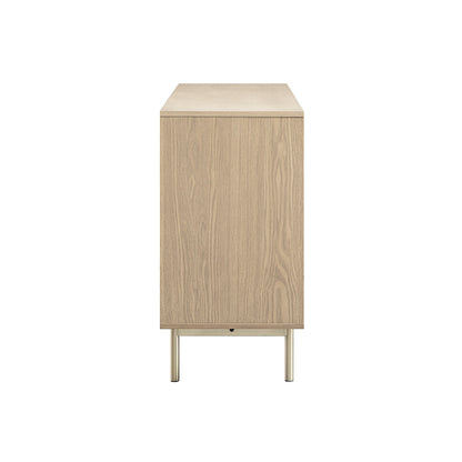 Richmond Ridged Large Sideboard, Light Ash