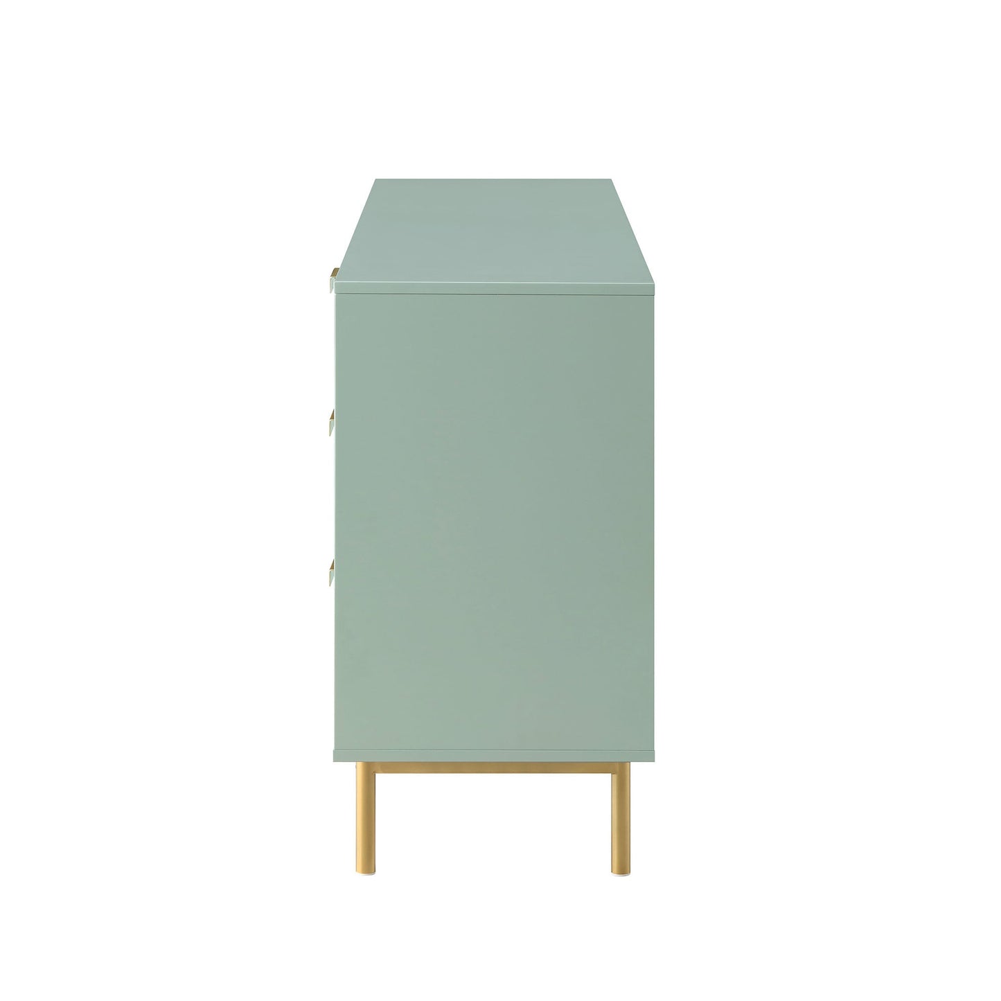 Richmond Ridged Large Sideboard, Matte Sage Green