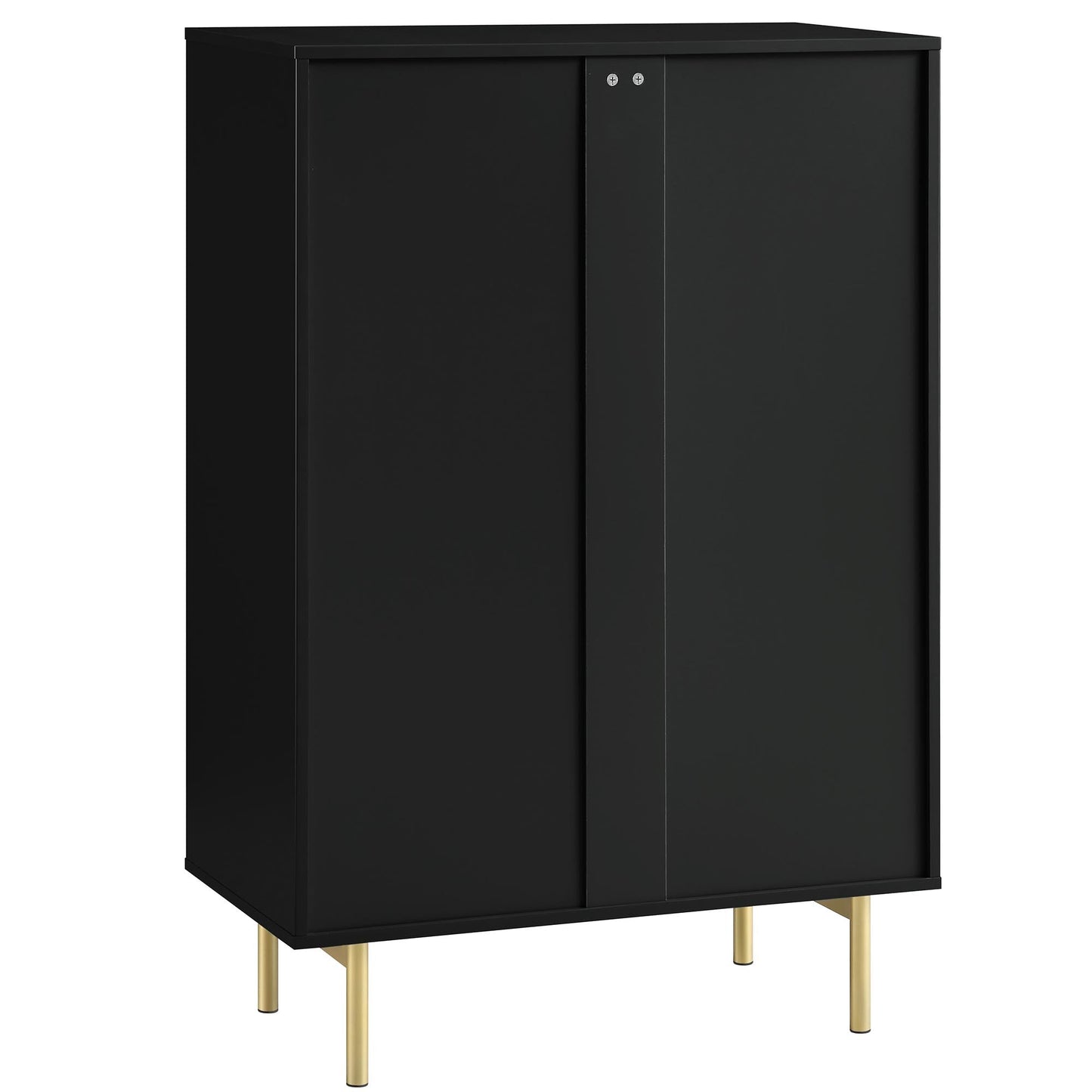 Richmond Ridged Chest of 5 Drawers, Matte Black