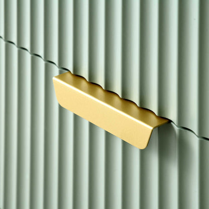 Richmond Ridged Chest of 5 Drawers, Matte Sage Green