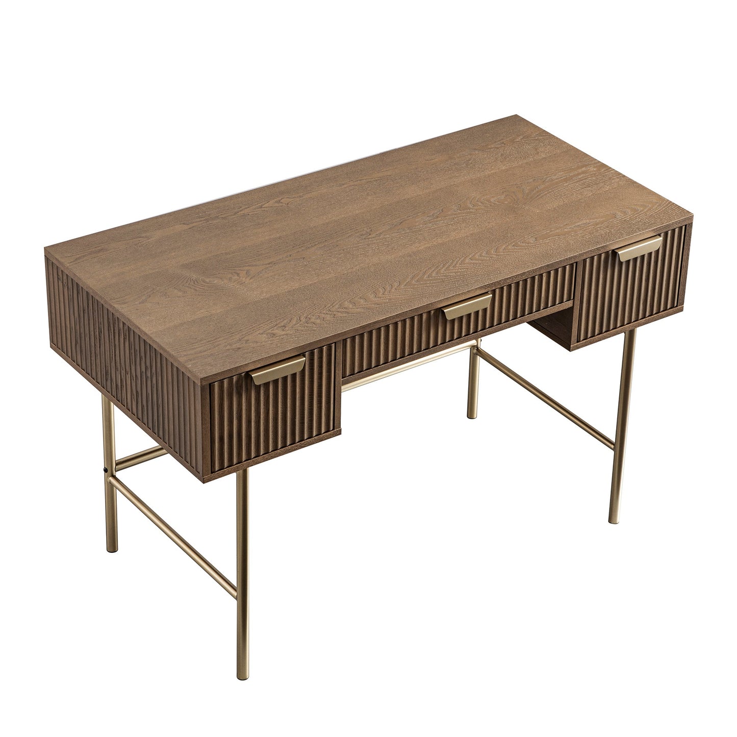 Richmond Ridged Dressing Table, Dark Ash