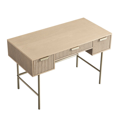 Richmond Ridged Dressing Table, Light Ash