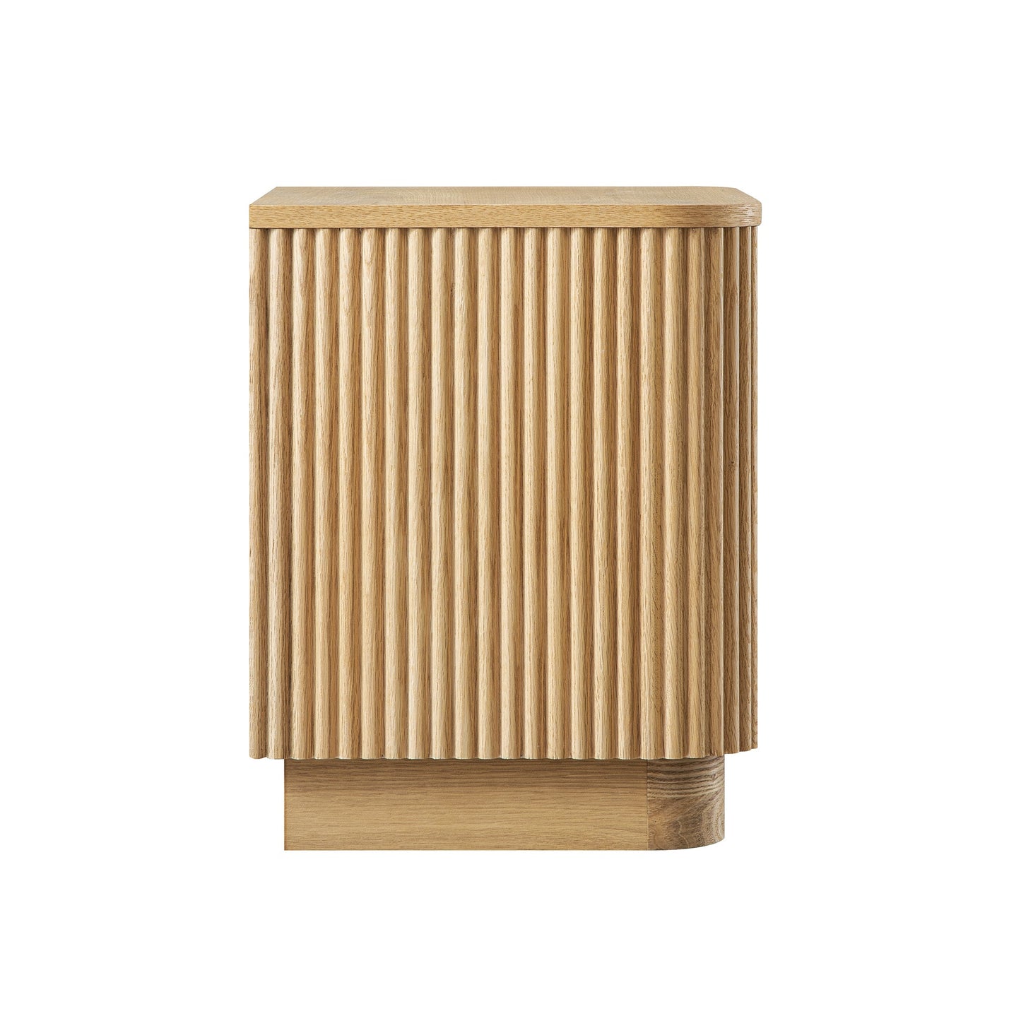 Maru 1-Drawer Bedside Table, Oak