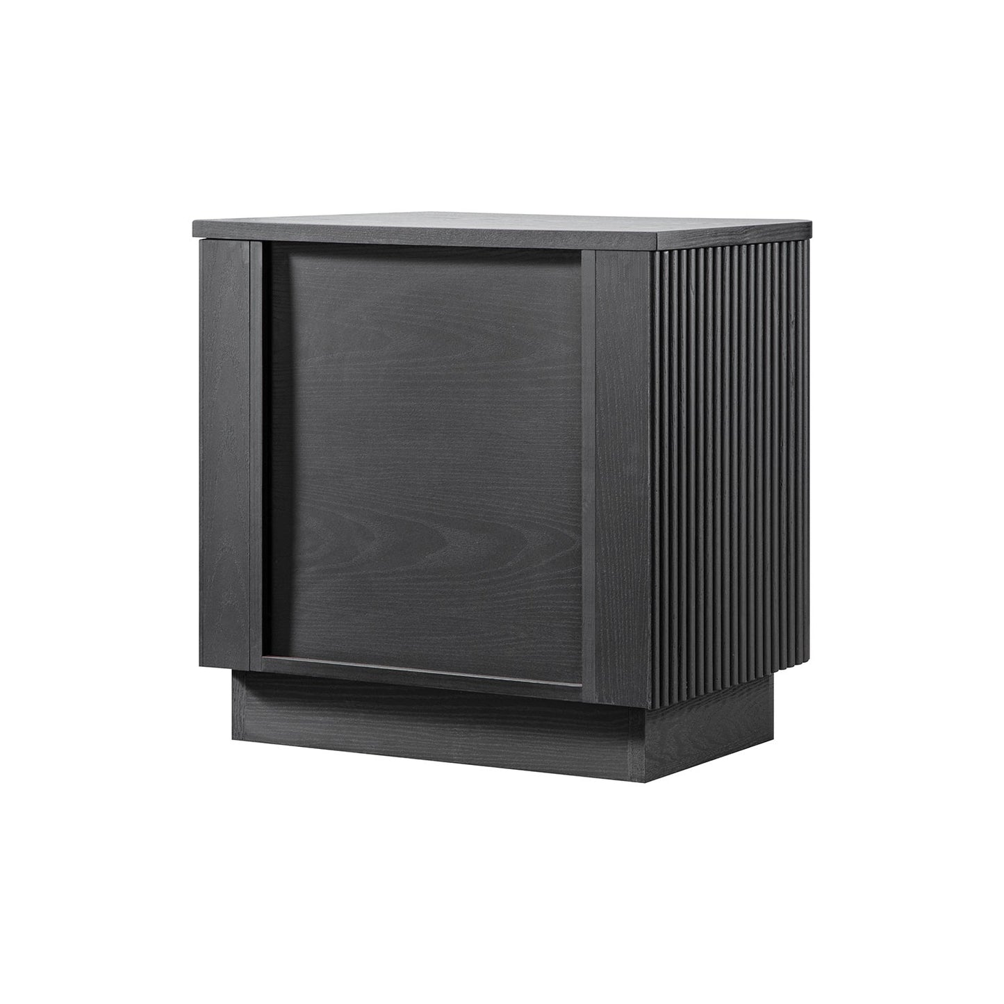 Maru 2-Drawer Bedside Table, Black