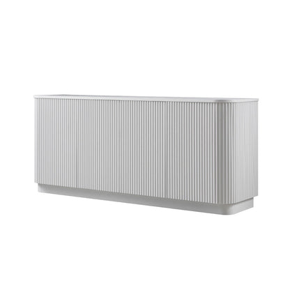Maru Large 4-Door Sideboard, Washed White