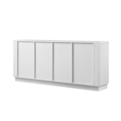 Maru Large 4-Door Sideboard, Washed White