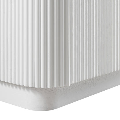 Maru Large 4-Door Sideboard, Washed White