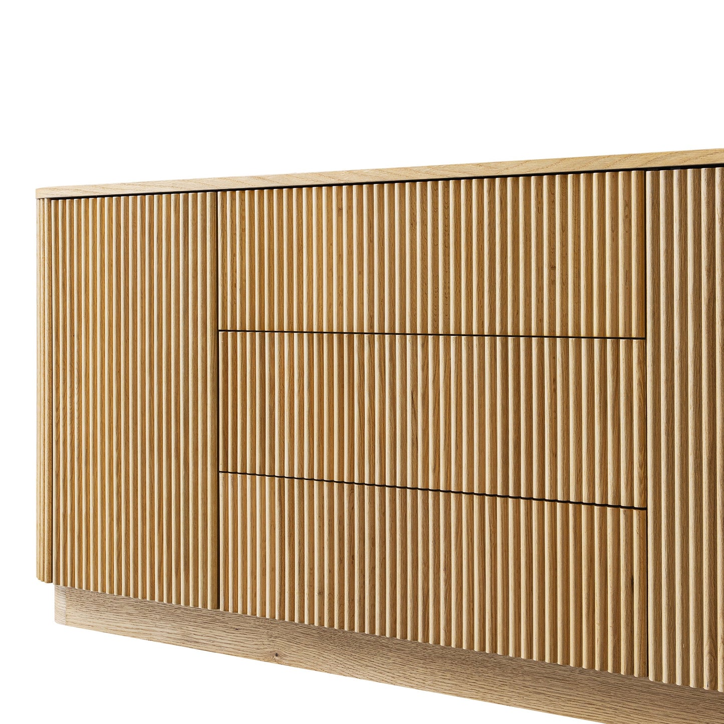 Maru Large 2-Door Sideboard with Drawers, Oak