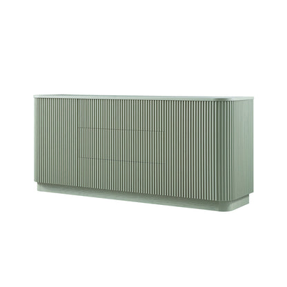 Maru Large 2-Door Sideboard with Drawers, Sage Green