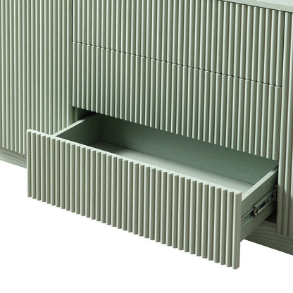 Maru Large 2-Door Sideboard with Drawers, Sage Green