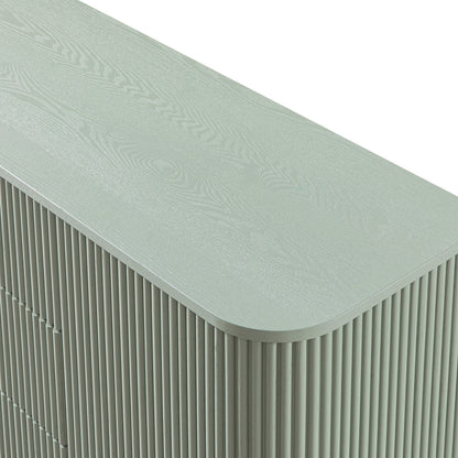 Maru Large 2-Door Sideboard with Drawers, Sage Green