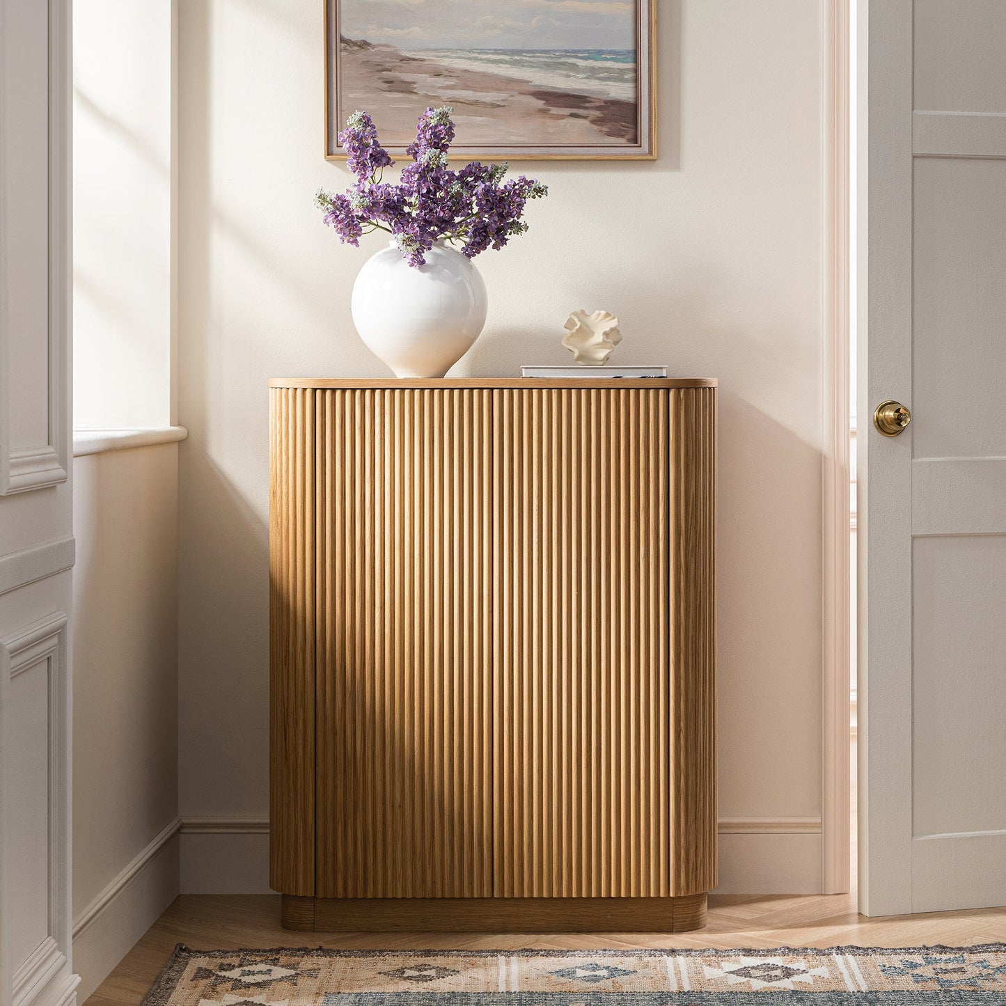 Maru Tall Cabinet, Oak
