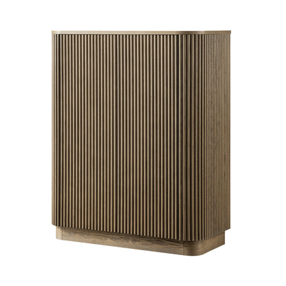 Maru Tall Cabinet, Silver Oak