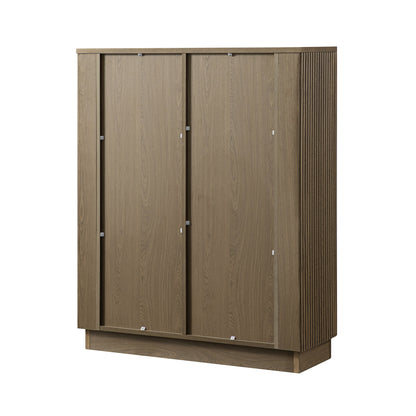 Maru Tall Cabinet, Silver Oak