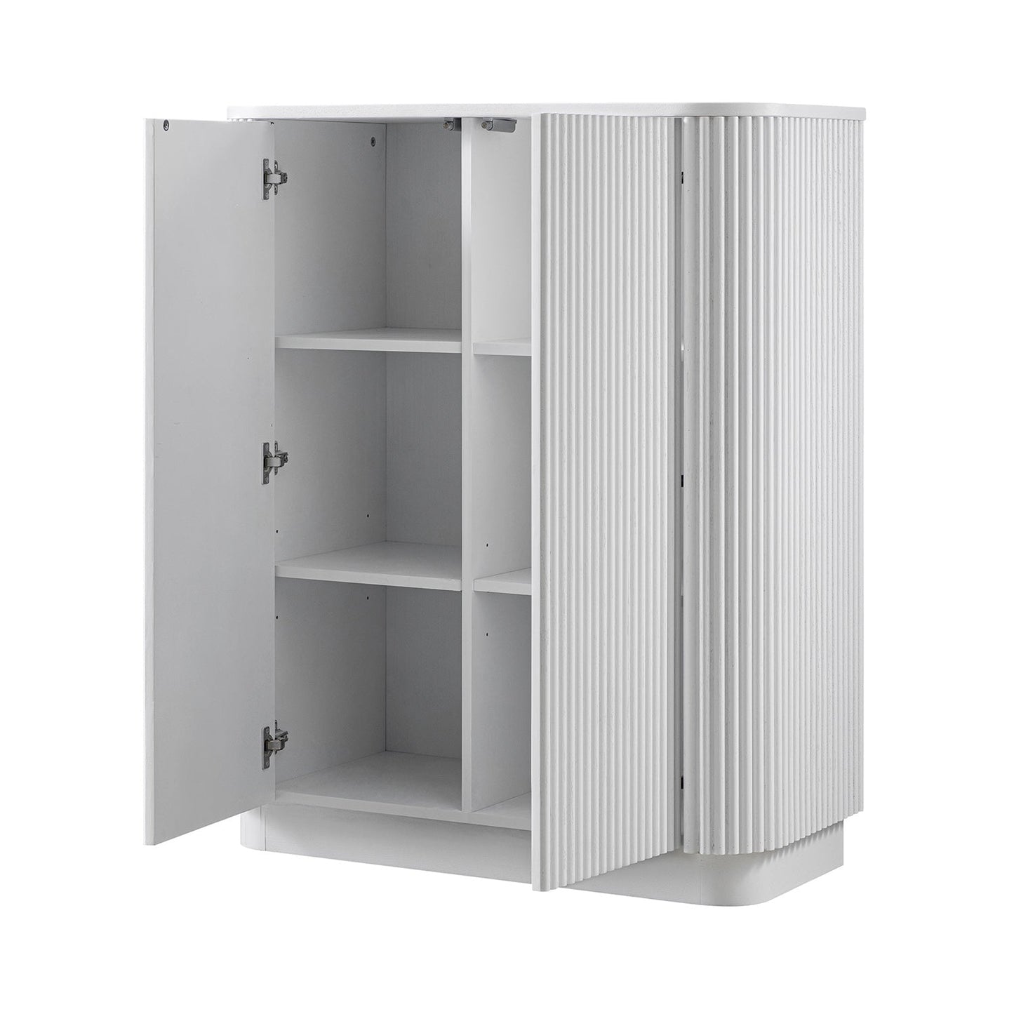 Maru Tall Cabinet, Washed White