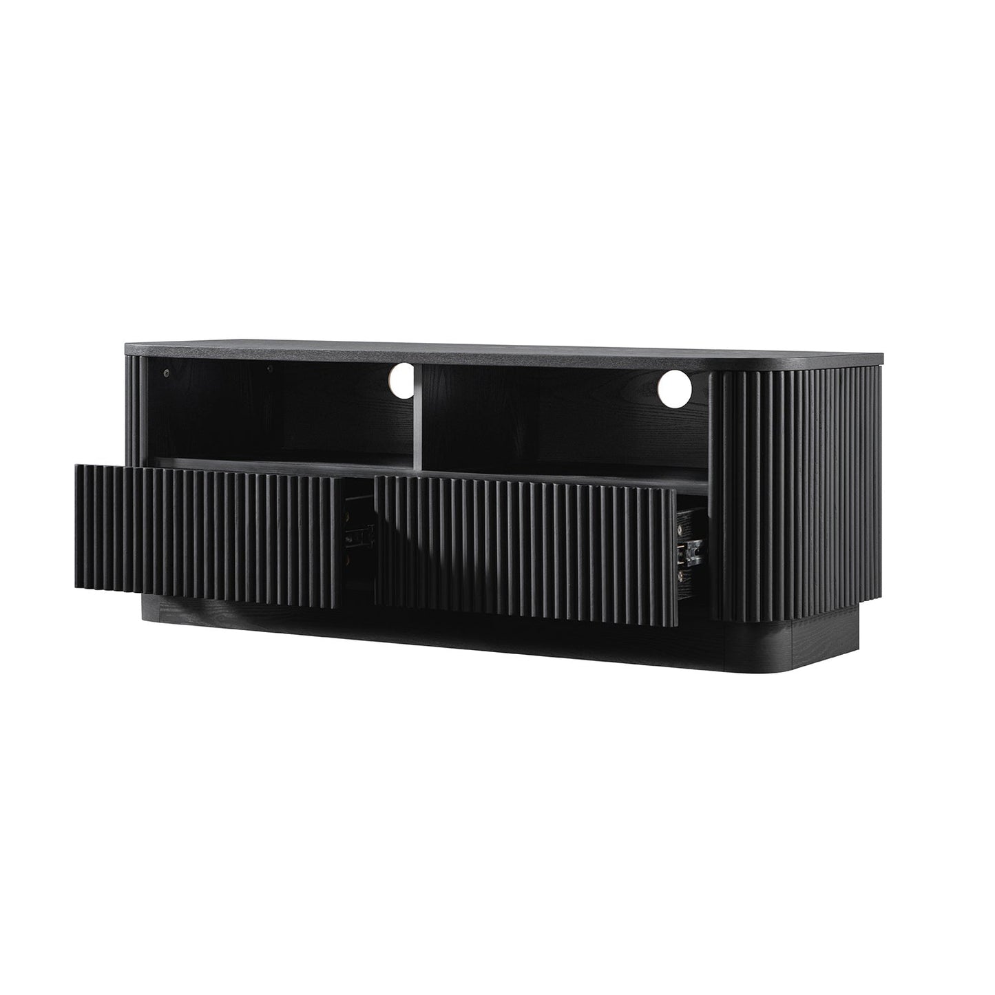 Maru 120cm TV Unit with Drawers, Black