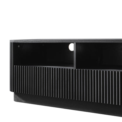 Maru 120cm TV Unit with Drawers, Black