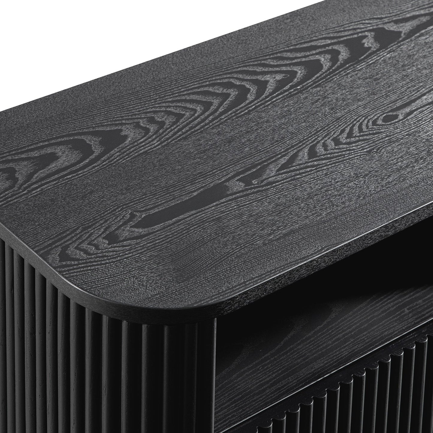 Maru 120cm TV Unit with Drawers, Black