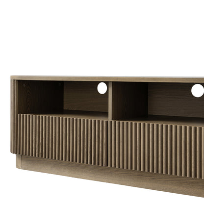 Maru 120cm TV Unit with Drawers, Silver Oak
