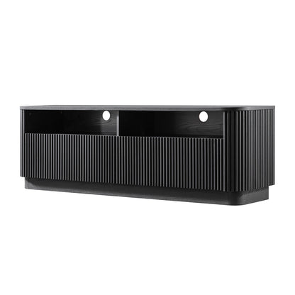 Maru 162cm TV Unit with Drawers, Black