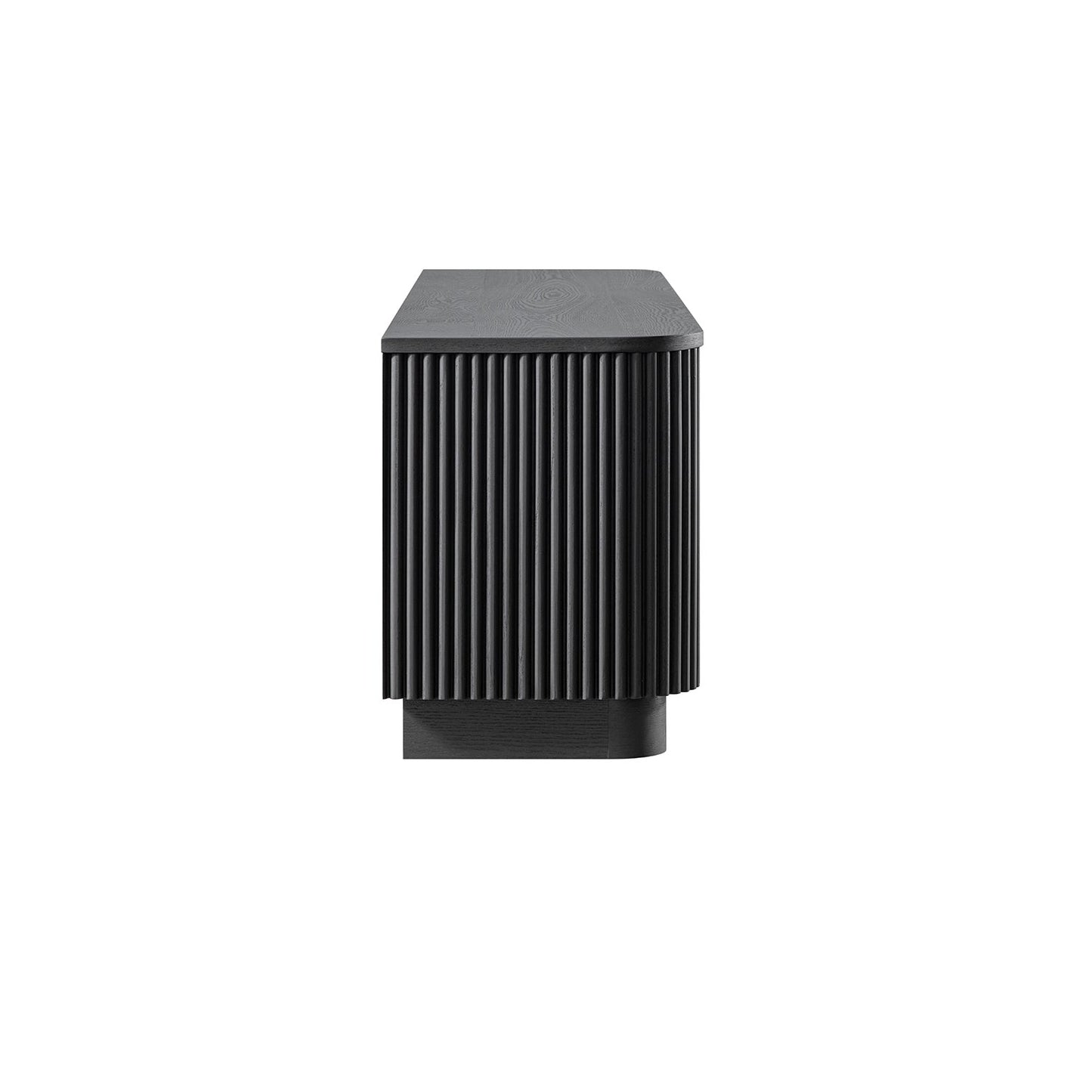 Maru 162cm TV Unit with Drawers, Black