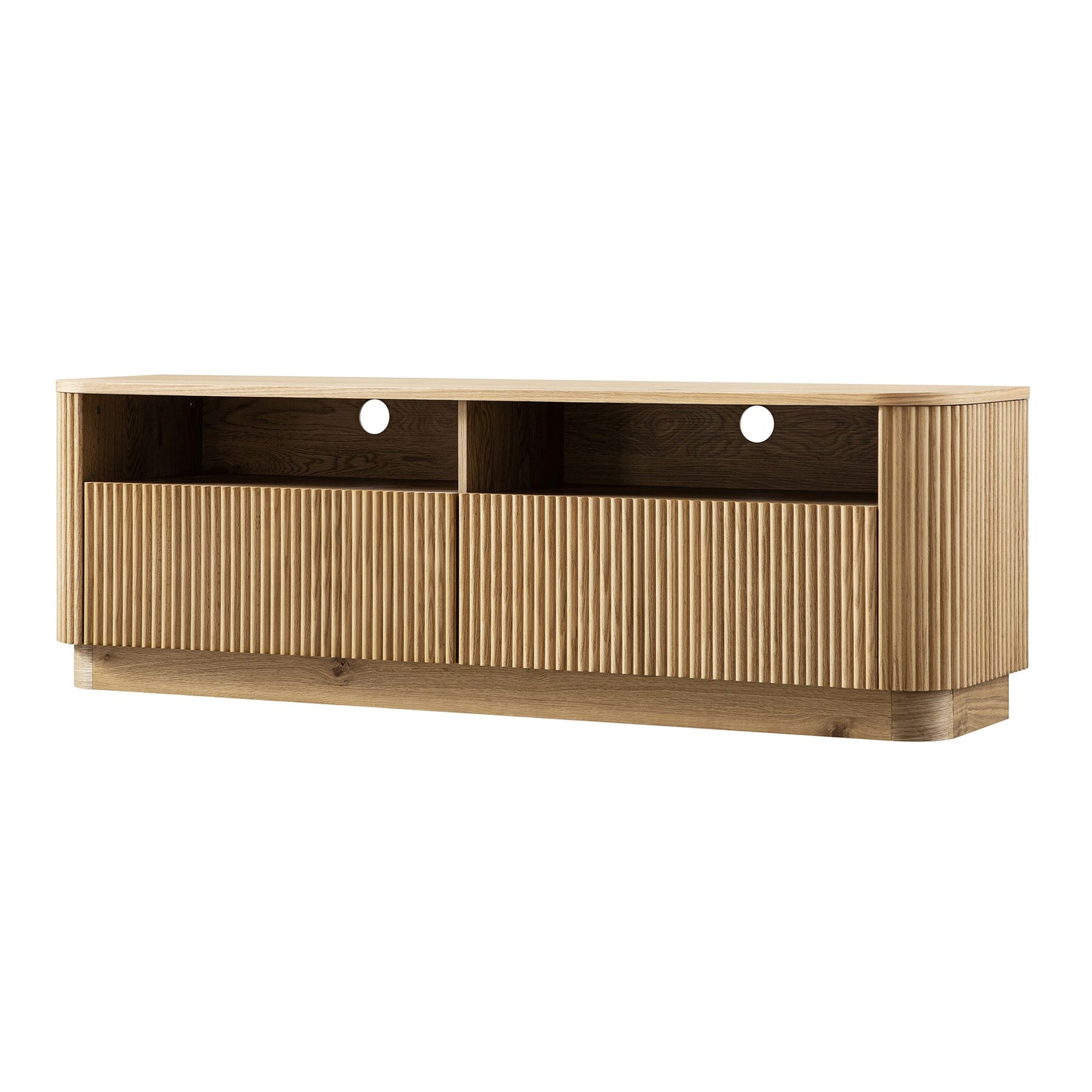 Maru 162cm TV Unit with Drawers, Oak