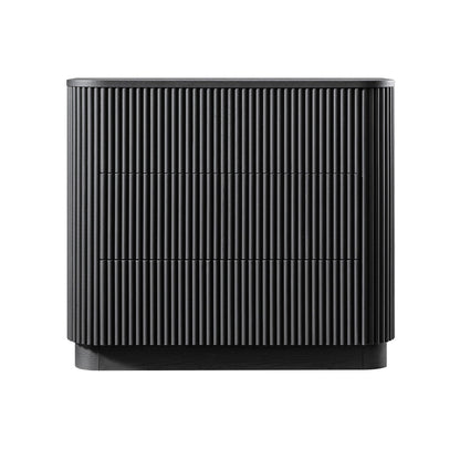 Maru Chest of 3 Drawers, Black