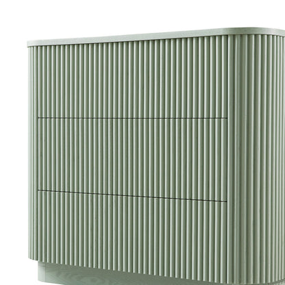 Maru Chest of 3 Drawers, Sage Green