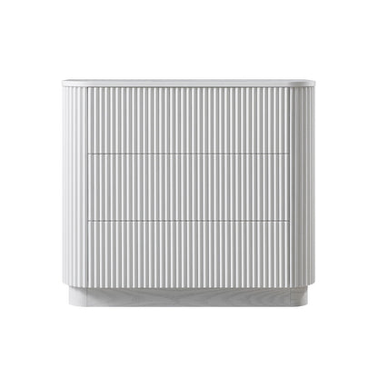 Maru Chest of 3 Drawers, Washed White