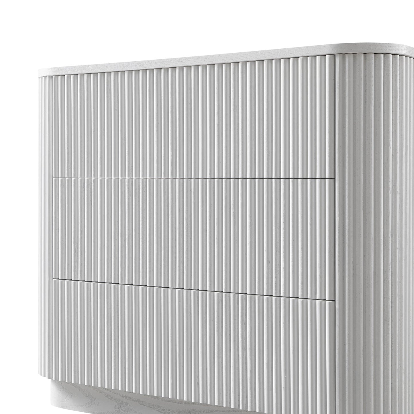 Maru Chest of 3 Drawers, Washed White