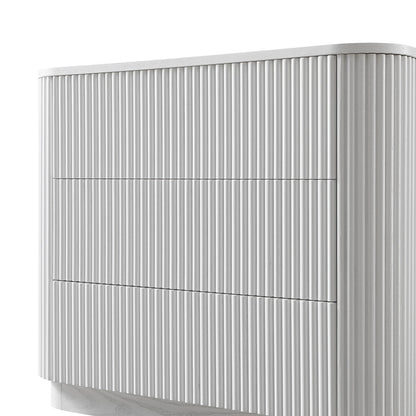 Maru Chest of 3 Drawers, Washed White