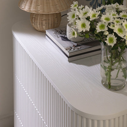 Maru Chest of 3 Drawers, Washed White