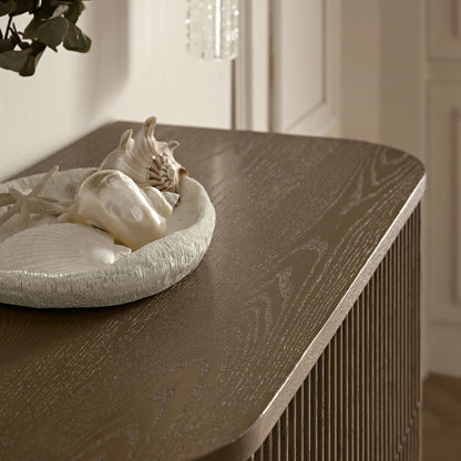 Maru Chest of 5 Drawers, Silver Oak