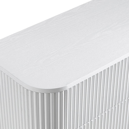 Maru Chest of 5 Drawers, Washed White