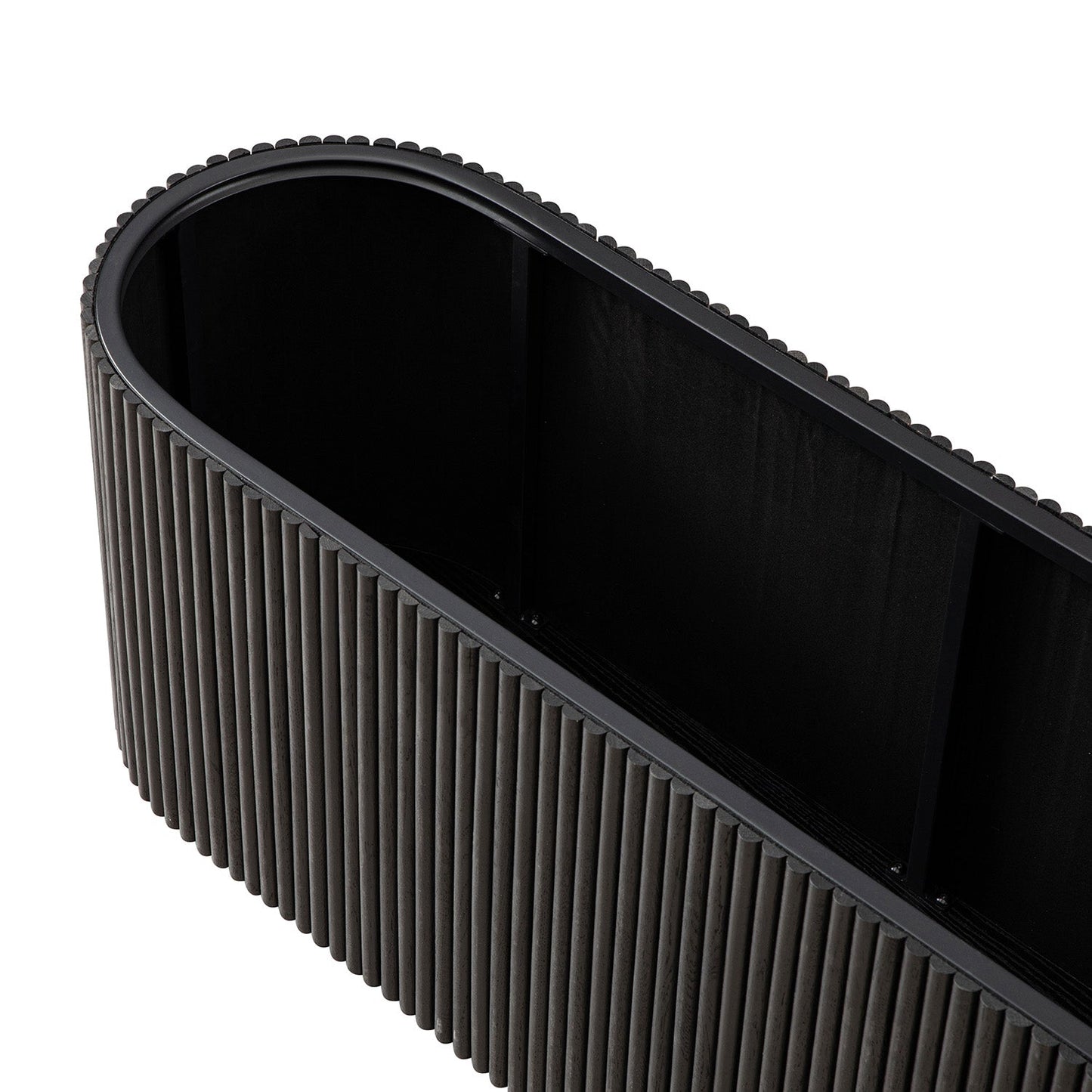 Maru Storage Ottoman Bench, Black