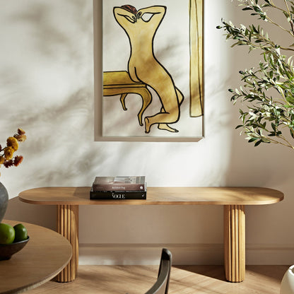 Maru 150cm Dining Bench, Oak