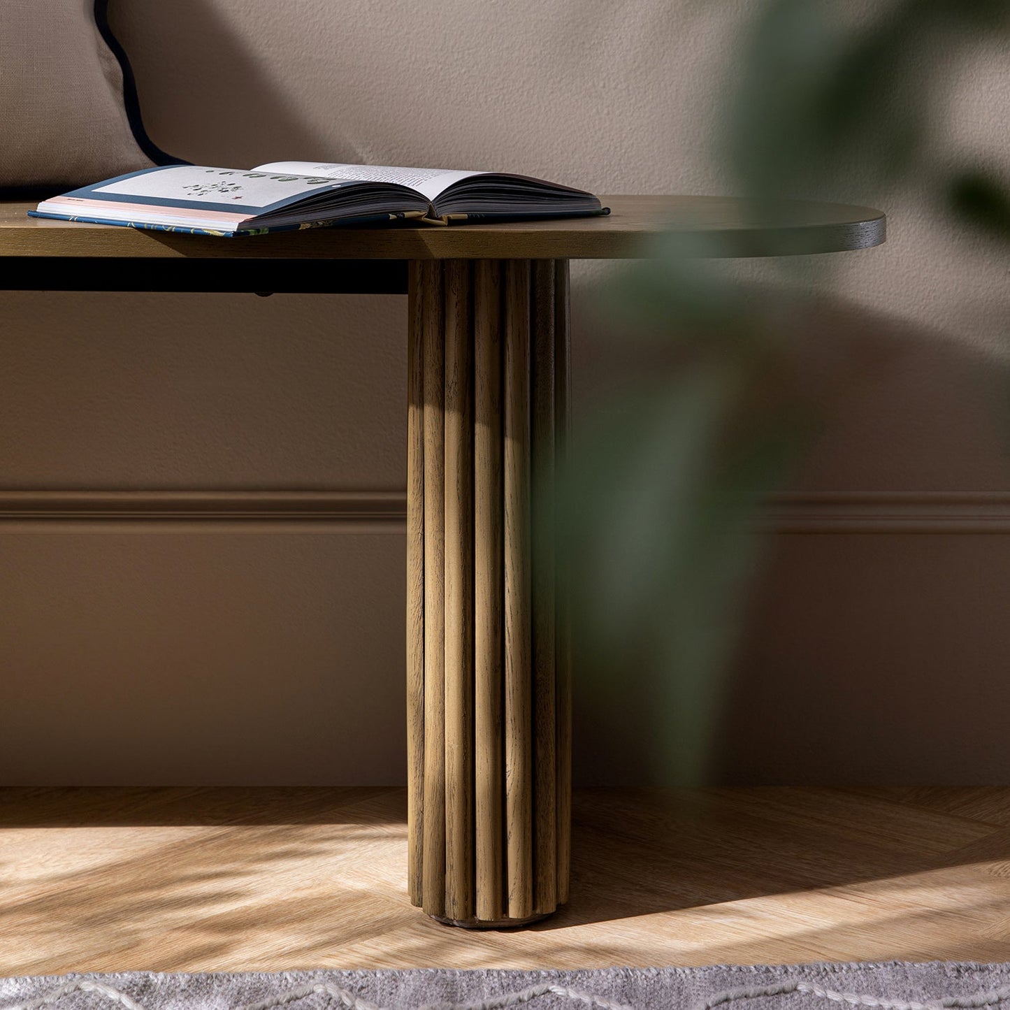 Maru 150cm Dining Bench, Silver Oak