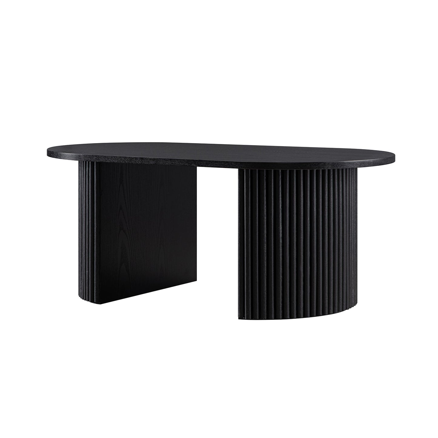 Maru Oval Coffee Table, Black