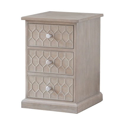 Odiham Bedside Table - Aged Oak