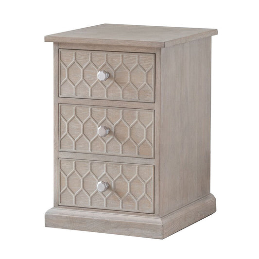 Odiham Bedside Table - Aged Oak