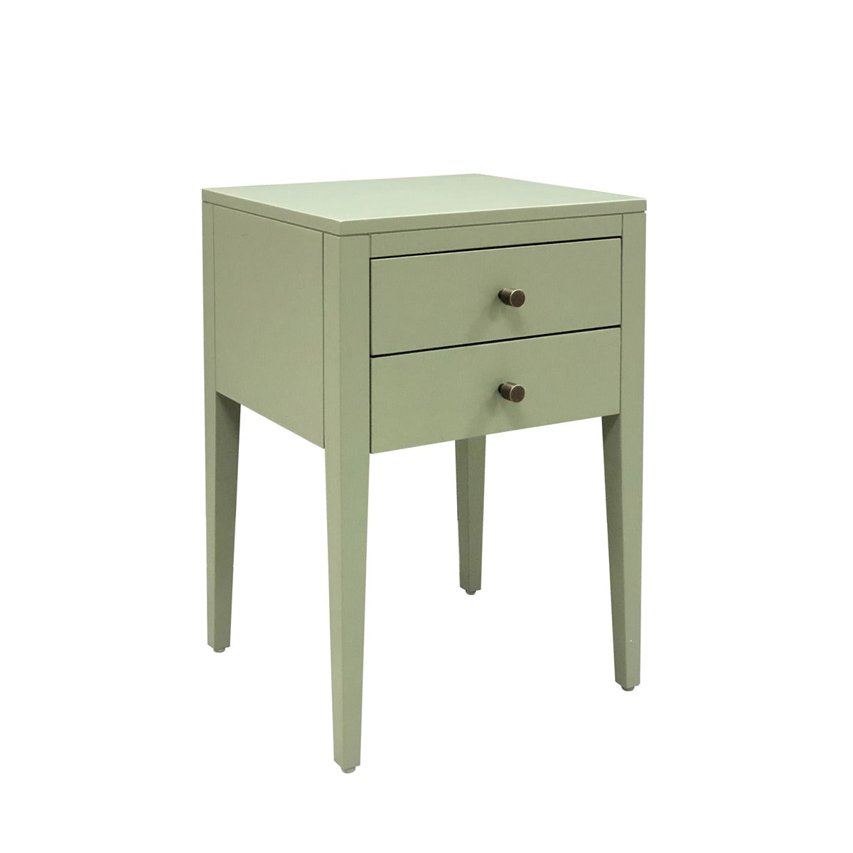 Radford 2 Drawer Bedside Table - Green
