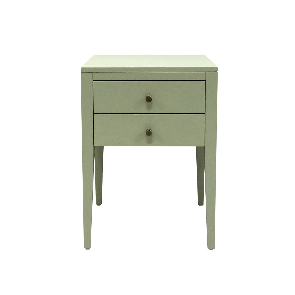 Radford 2 Drawer Bedside Table - Green