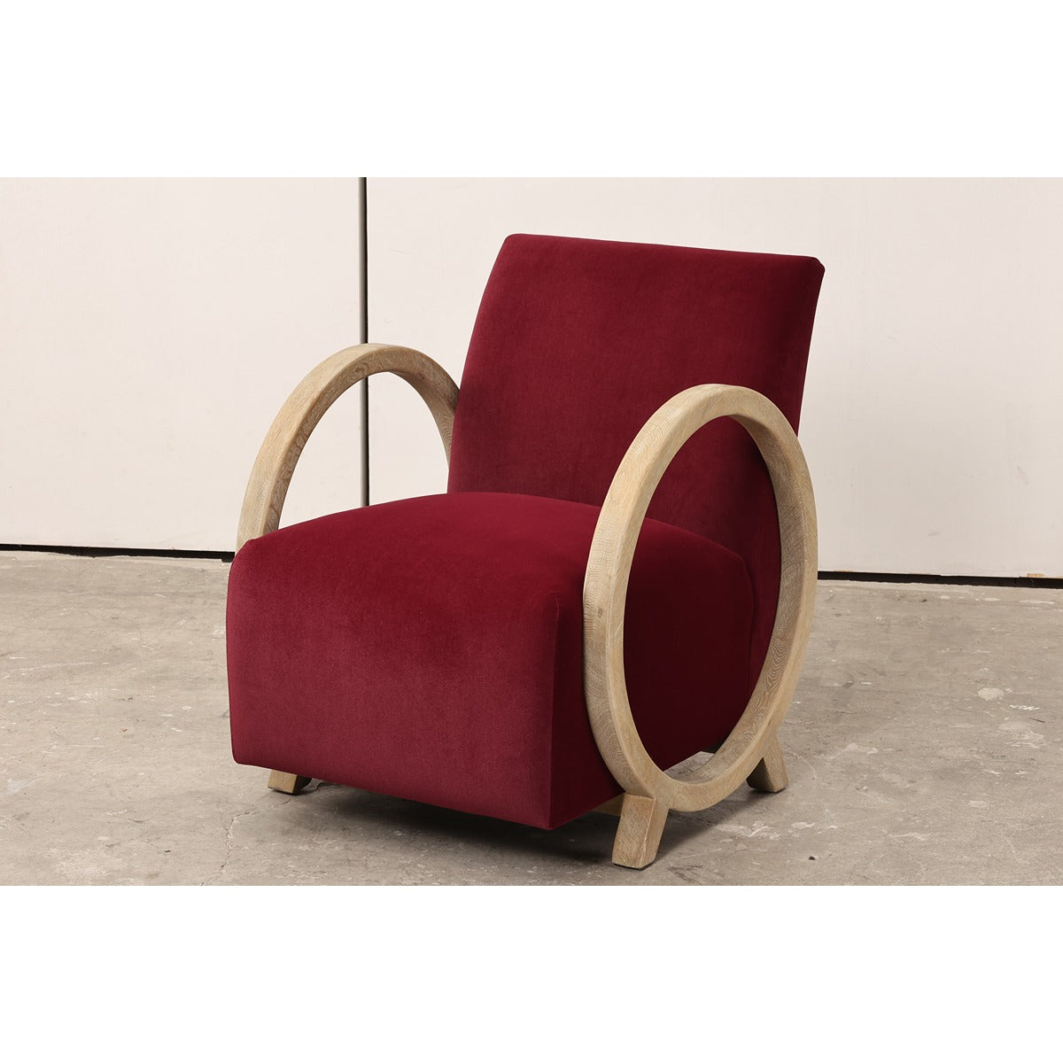Wick Club Chair - Plum