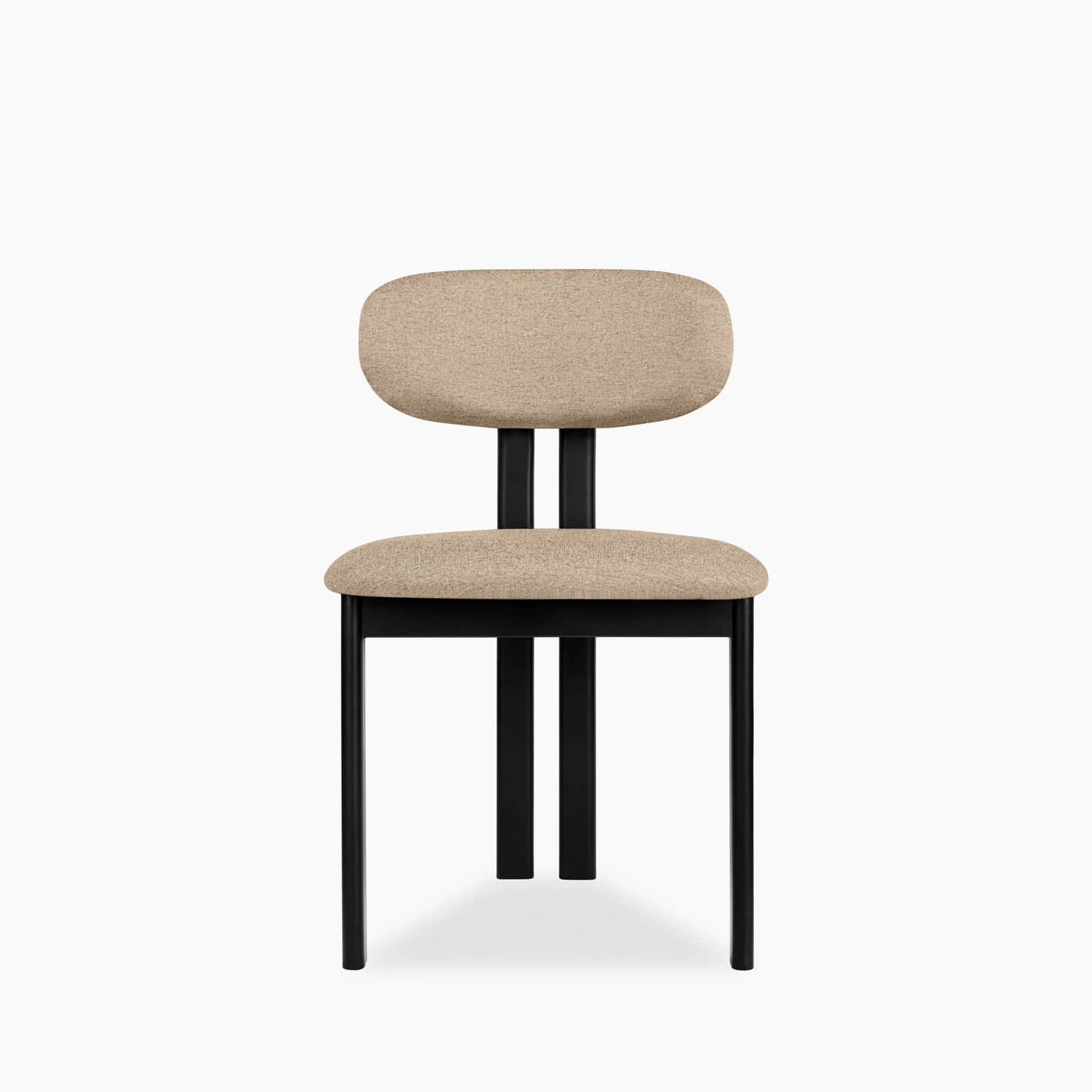 Arbor Dining Chair | Latte Sustainable Fabric & Black