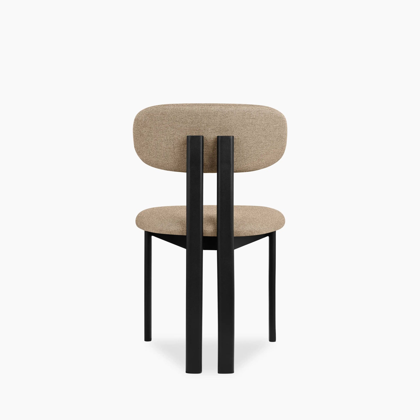 Arbor Dining Chair | Latte Sustainable Fabric & Black