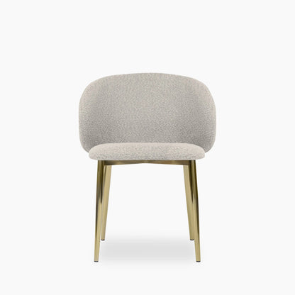 Cameron Dining Chair | Speckled Stone Sustainable Boucle