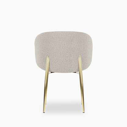 Cameron Dining Chair | Speckled Stone Sustainable Boucle